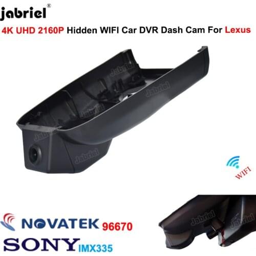 4K Hidden Wifi Dashcam Night Vision 24H Car DVR Cameras for Lexus rx350 rx300 rx330 rx450h Lexus rx400h 2010 2015 2016 2017 2020