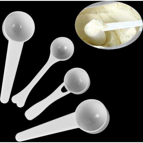 10PCS 1/3/5/10g Measuring Spoons Coffee Protein Milk Powder Plastic Scoop Multifunctional Kitchen Accessories Home Tools