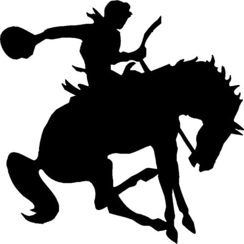 Horse Riding Sports High Quality Car Sticker Fashion Chuang Decoration Personality PVC Waterproof Decals Can Be Customized Color