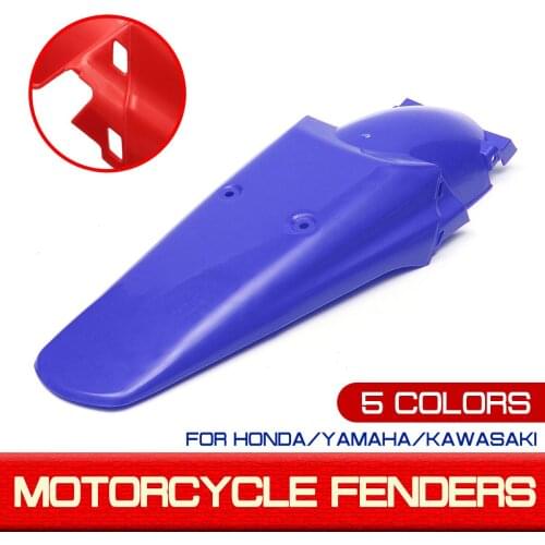 Universal Motorcycle Rear Fenders for For Honda XR 250 R XR 400R For Yamaha YZ WR 250 450F For Kawasaki KX KL250