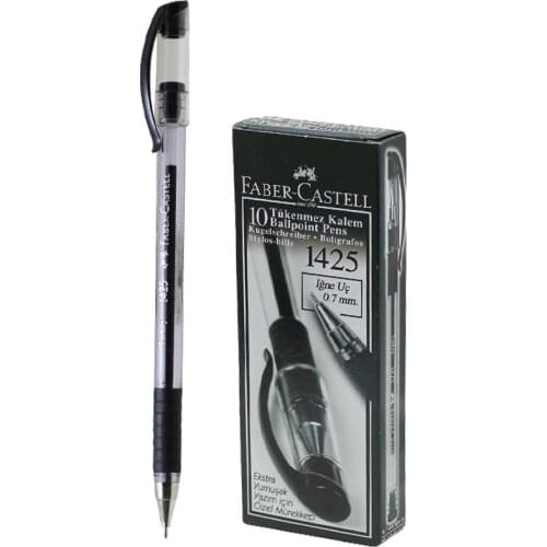 10 lu black ballpoint pen faber-castel