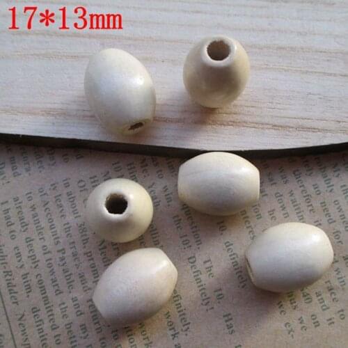 100pcs/set The oval wood beads for wedding/home decoration DIY curtain accessories 17*13mm 141