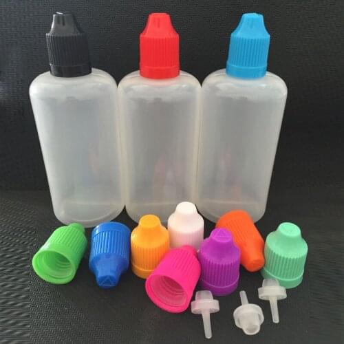 600pcs 100ml Needle PE Plastic Dropper Bottle with Childproof Caps and Long Fine Tips Eye Dropper Bottle E liquid Empty bottles