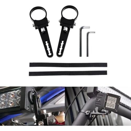 2Pcs ECAHAYAKU 1" 1.25" 1.5" 1.75" Aluminum Tube Bull/Roll Bar Mount Bracket Clamp Holder for Auto Car Truck OffRoad Work Lights