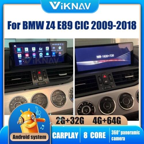 10.25 inch Android 10.0 Car Radio With screen ​For BMW Z4 E89 2009-2018 CIC GPS Navigation DVD Multimedia Player 2din