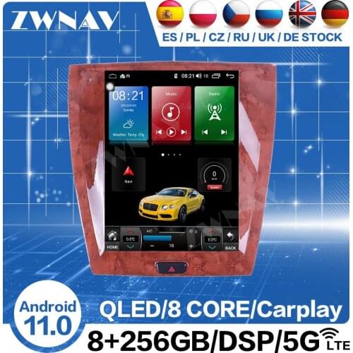 Carplay Tesla Screen Android 10 Player For Jaguar XK XKR S XKR-S 2008 2009 2010 2011 2012 2013 2014 2015 Audio Stereo Radio Unit