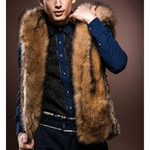 Faroonee Men's Fur Vests China