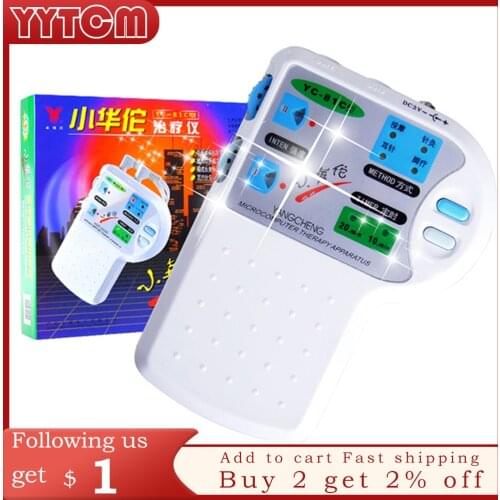 YC-81C microcomputer therapy apparatus quick result theraputic electrical stimulation acupuncture device English instruction