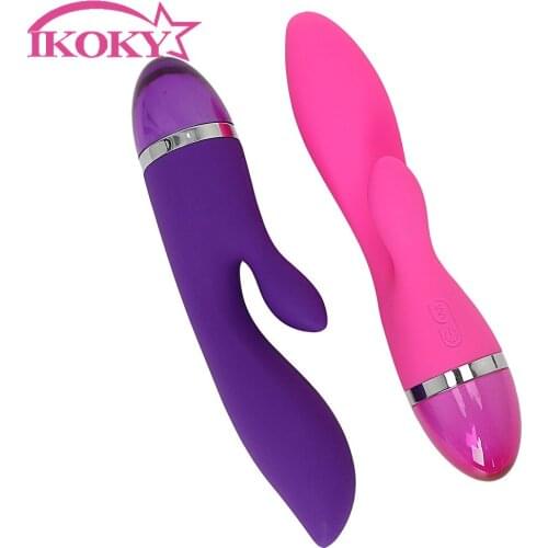 IKOKY Adult Products Strong Vibration USB Rechargeable Clitoris Stimulate G Spot Massage Vibrators for Woman Sex Toys for Women
