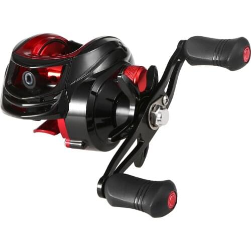 Baitcasting Reel 18+1BB Ball Bearings Baitcasting Fishing Reel High Speed 7.2:1 Gear Ratio Magnetic Brake System Baitcaster Reel