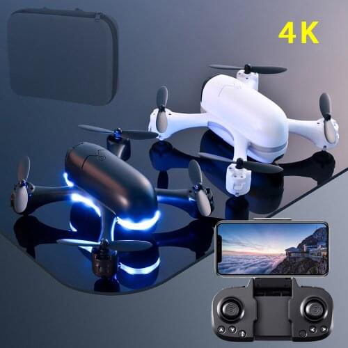 Fixed Height Remote Control Drone 4K Dual Camera Aerial Aerial Aircraft Kid Cool Seven Colored Lights Remote Control Aircraft