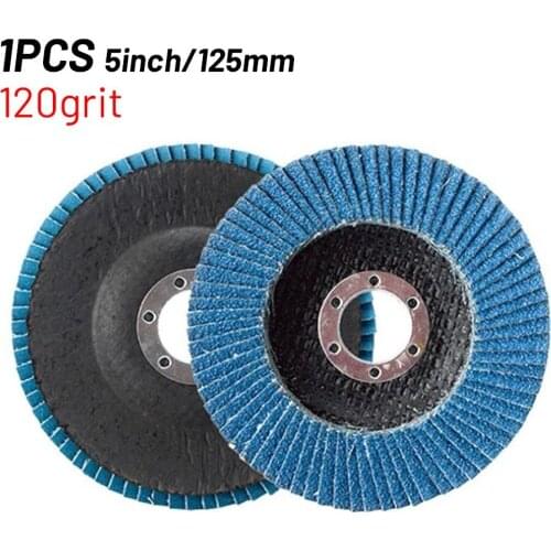 Metal Sanding Flap Discs 5inch 125mm Angle Grinder Wheels Blade 40grit 60grit 80grit 120grit Abrasive Tools Accessories
