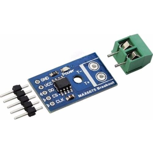 MAX6675 Thermocouple Temperature Sensor Module Type K SPI Interface For Arduino