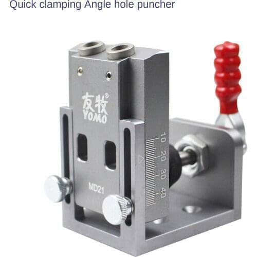 Fast clamping Pocket Hole Jig Kit System With 9mm Drill Bit Set Carpenter WoodWorking Tools kit