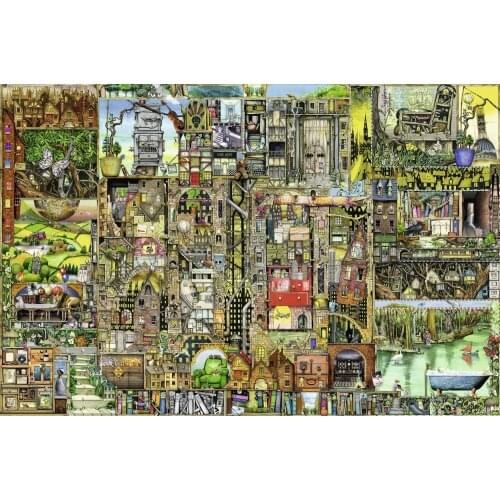 Retro Landscape Puzzles for Adults 5000 Pieces Paper Jigsaw Intellectual Educational Toys Puzzles Children Gift Juguetes Toy BC5