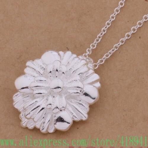 Silver Plated Necklace Silver Plated fashion jewelry pendant /bneakela atxajlea AN424