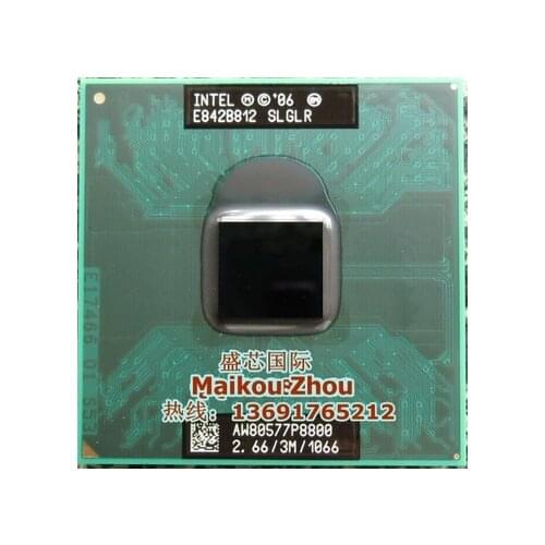Intel CPU laptop Core 2 Duo P8800 p8800 CPU 3M Cache 2.66GHz 1066 Dual-Core Socket 479Laptop processor in stock