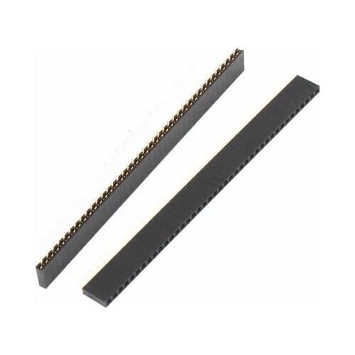10pcs 2.54mm 40 Pin Female Single Row Pin Header Strip
