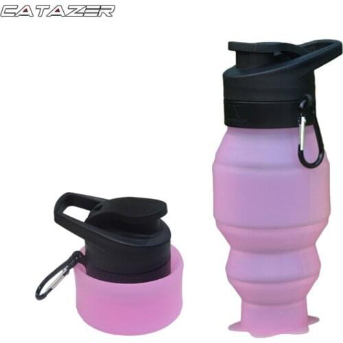 530ml Cycling MTB Sports Kettle Climbing Outdoor Bike Silicone Kettle Folding Water Cup Water Bottle Bicycle Water Bottle