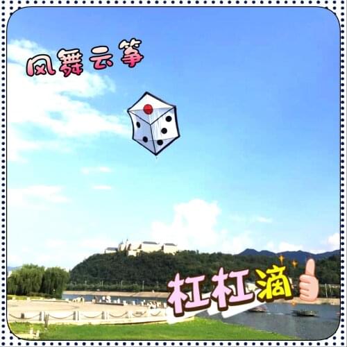 Wind spinner flying toy fun factory umbrella grid cloth hexagonal kite outdoor games fitness toys fitness papalotes bar adults