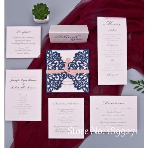 Attentive Customer Service Wedding Invitation Card laser cutting invitation card birthday/party/business/post invitation cards