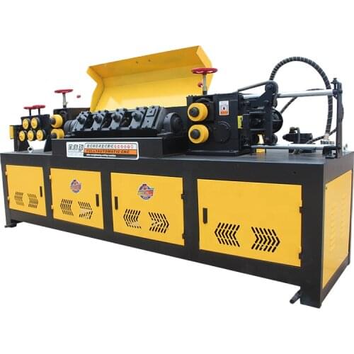 High quality scrap rebar straightening machine wire rod straightening and cutting machine