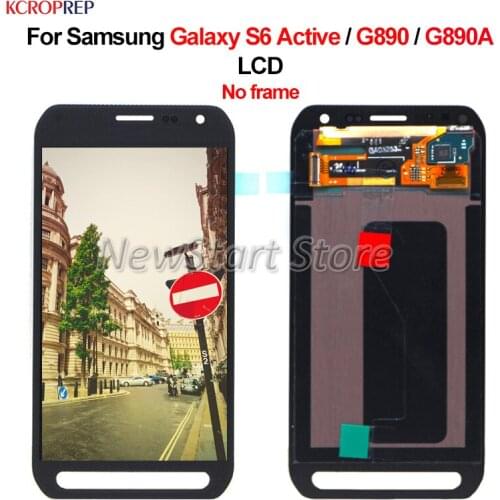 For Samsung Galaxy S6 Active G890 G890A LCD Display Touch Screen Digitizer Assembly Replacement 5.1" For Samsung S6Active lcd
