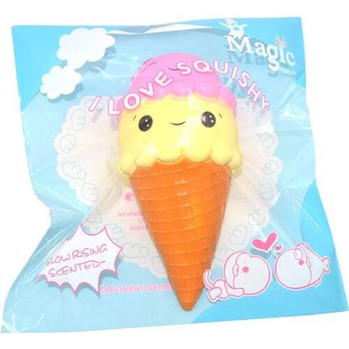 1PCS 10CM Jumbo DIY Expression Squishy Soft White Body Pink Face Bread Scented Food Toys Bun Collectibles