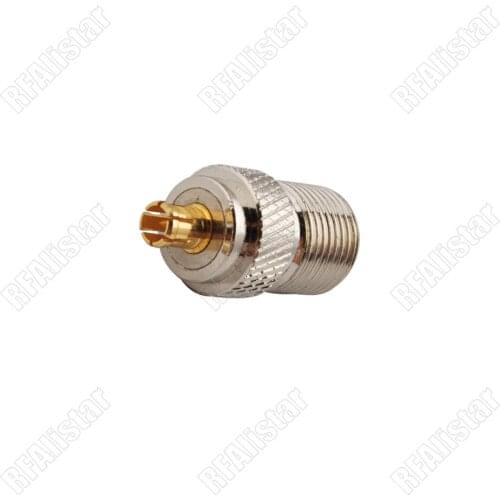 2 Pieces F-Type Jack Female to MCX Male Plug RF Coaxial Adapter Connector
