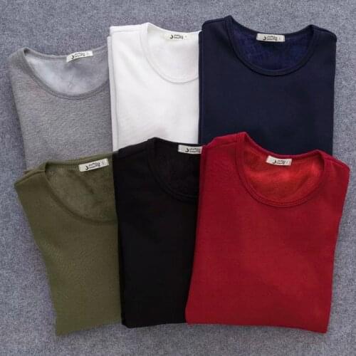 2020 Autumn Winter Womens T Shirt Plus velvet Keep warm Long sleeve T Shirt Women Casual Women Clothing Harajuku Tops Tee Women