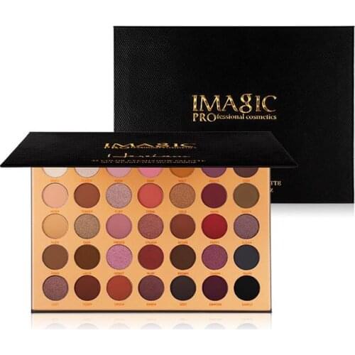 35 Color Fashion Glitter Eyeshadow Palette Waterproof Powder Eye Shadow Powder Matt Eyeshadow Plate Cosmetic Makeup Tool