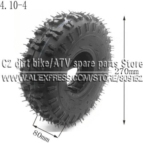 4.10/3.50-4 410/350-4 ATV Quad Go Kart 47cc 49cc 4.10-4 Tire inner tube Fit All Models 3.50-4 4"