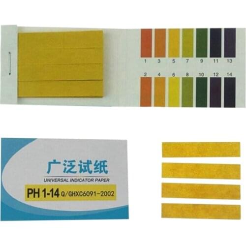 80 Strips pH Test Strips 1-14 Scale Premium Litmus Tester Paper for Urine Saliva Water pH Testing Paper Lab Teaching Tools