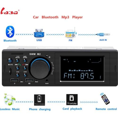 2021 New 1din Bluetooth Car Radio MP3 Music Player 12V In-Dash Autoradio FM AUX USB TF Audio Multimedia stereo car subwoofer in