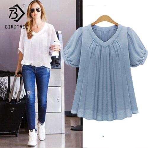 Летние блузки BIRDTREE TB China At AliExpress