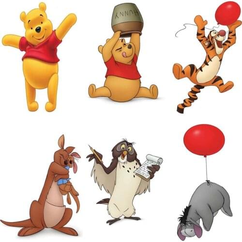 Disney Pooh Bear Piglet Tigger Eeyore DIY Diamond Painting Lightning Full Square/Round Diamond Mosaic Home Decor Childrens Gift