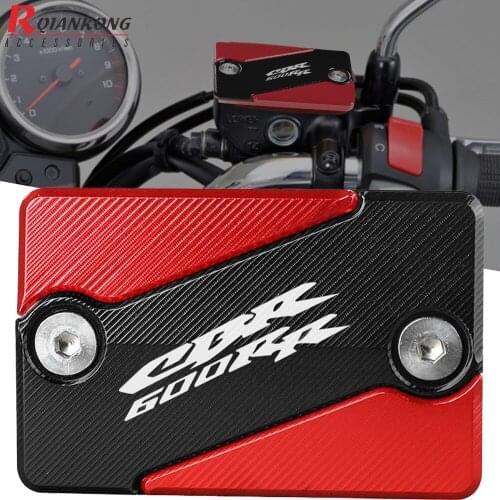 For HONDA CBR600RR CBR650F CBR1000RR 2014 2015 2016 2017 Motorcycle Aluminum Front Brake Reservoir Fluid Tank Covers Accessories