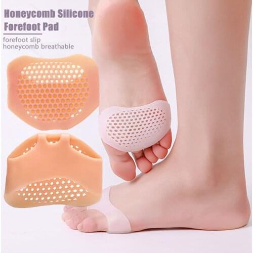 Forefoot Pads for Women Insoles High Heel Shoes Foot Blister Care Toes Insert Pad Silicone Gel Insole Pain Relief Dropshipping