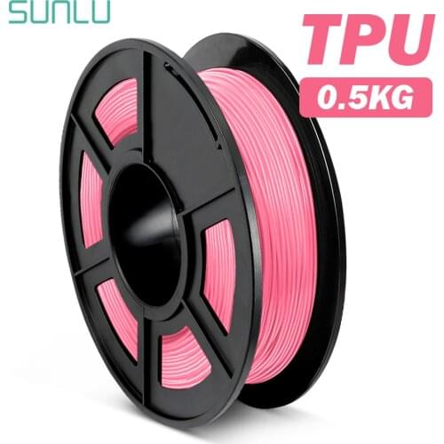 SUNLU TPU Flexible Filament 0.5kg 1.75 TPU Filament 3D Printer Flexible 3d Printing Material