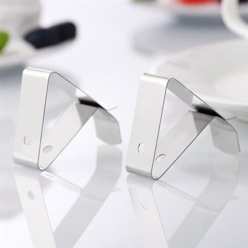 2pc Stainless Steel BBQ Thermometer Probe Clip Holder Meat Thermometer Probe Clip Holder for Temperature Readings of Grill BBQ