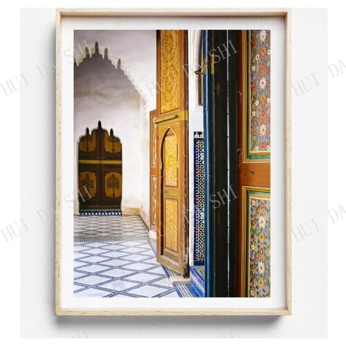 Morocco Art Print - Bahia Palace In Colour, Photo Prints, Photographic Wall Art, Moroccan Decor, Travel Photo, Art Print