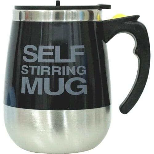 New 400ml Mugs Automatic Electric Lazy Self Stirring Mug Cup Coffee Milk Mixing Mug Smart Stainless Steel Juice Mixs Cup