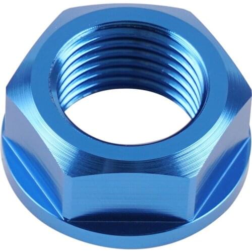 Motorcycle Front Axle Shaft Lock Nut Rim for Yamaha YZ125 YZ250 YZ250F YZ450F YZ125X YZ250X WR250F WR450F WR250R WR250X WR YZ