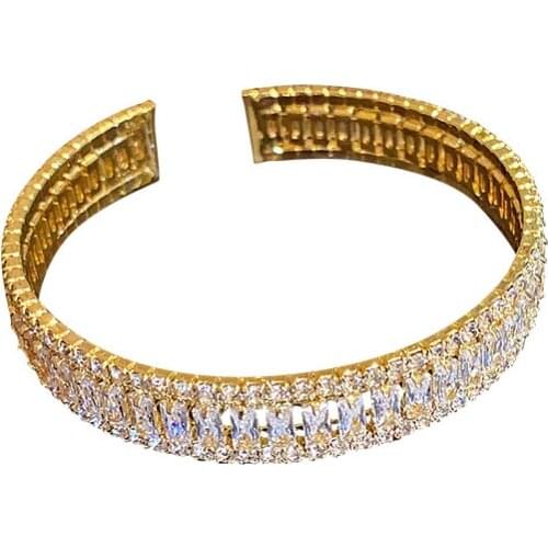 RZ019 Design Sense Simple Geometric Fashion Bracelet Net Celebrity Literary Fan Personality