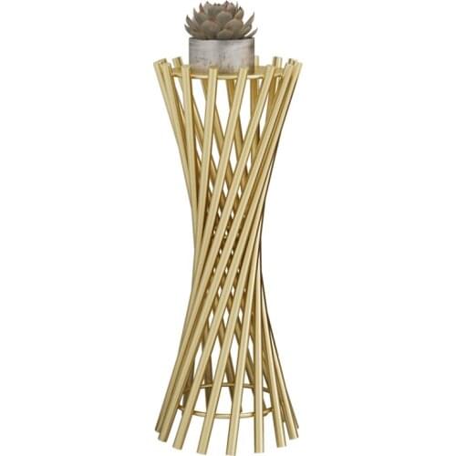 Nordic fashion light luxury metal plant stand modern simplicity indoor flower rack high load-bearing balcony flowerpot shelf