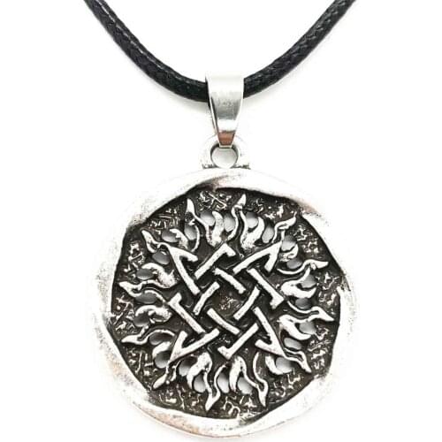 Slavic Pendant Star Of Russia Symbol Svarog Sun Amulet Talisman Necklace Pagan Jewlery