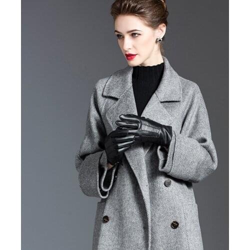 Wool Spring Trench Autumn Womens Thick Loose Woolen Overcoat Double Faced Cashmere Coat Medium Length Wool Coat