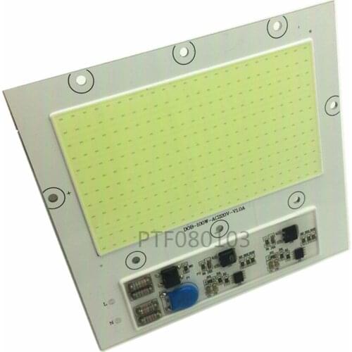 2pcs100W 220V COB LED 10000-15000K Warm white input white lamp light source for integrated LED 100W floodlight working lamp lamp