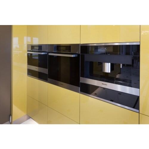 2017 hot sales 2PAC kitchen cabinets white colour modern high gloss lacquer kitchen furnitures pantry L1606068