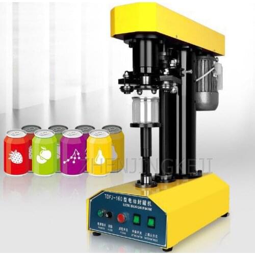 220V/110V Dual Motors Electric Seal Pot Machine Drink Plastic Tank Tinplate Metal Can Paper Semi-Automatic Can Stopper Equipment